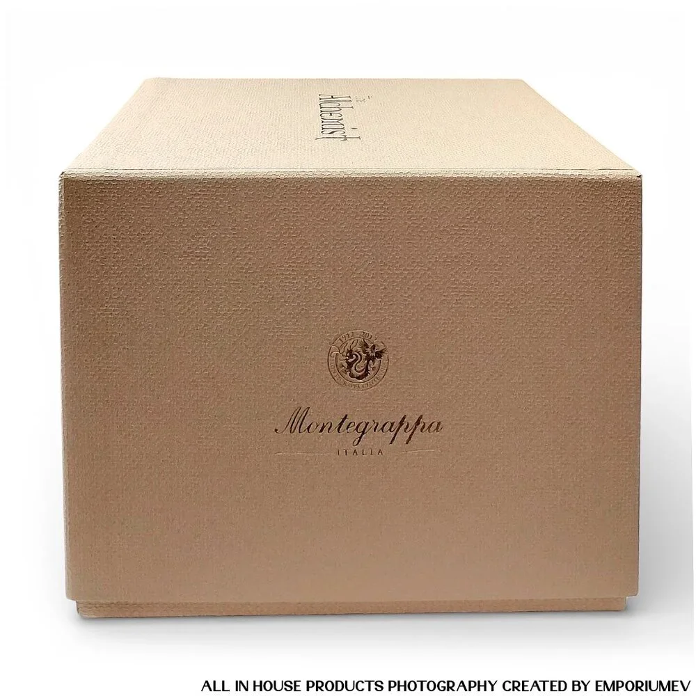 Montegrappa The Alchemist Sterling Silver Aqua Fine Nib Fountain Pen 0049